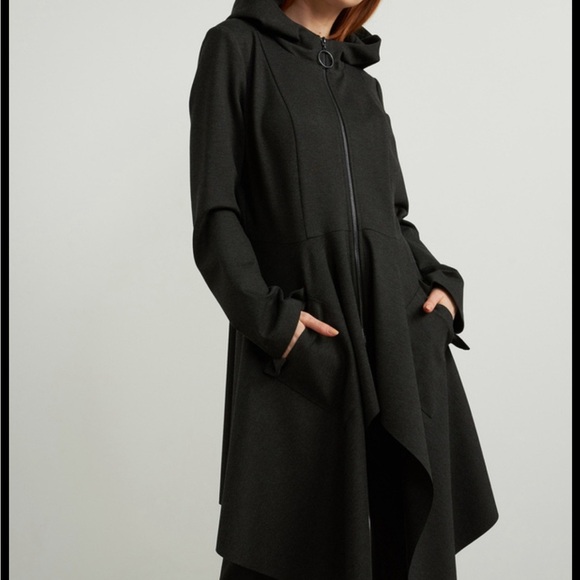 Joseph Ribbkoff  Black Hooded jacket NWT - Picture 1 of 6
